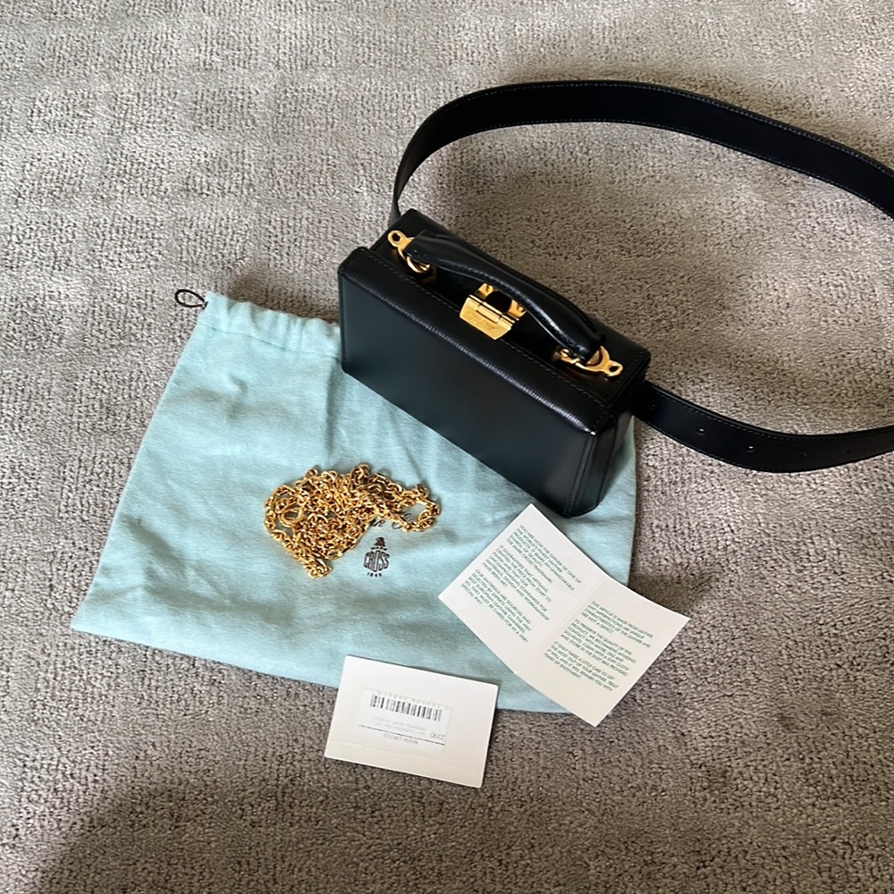 Mark Cross Black Grace Belt Bag Mini LIKE NEW